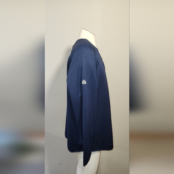 Milwaukee Brewers Majestic Vintage Navy Thermal Pullover - Picture 3 of 6